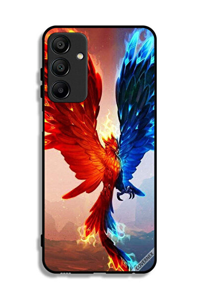 Covernex غطاء حماية لهاتف Samsung Galaxy A15 4G بخلفية نسر النار والماء