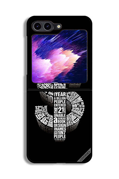 Covernex غطاء حماية لهاتف سامسونج جالاكسي زد فليب 6 بطبعة دولار الخط