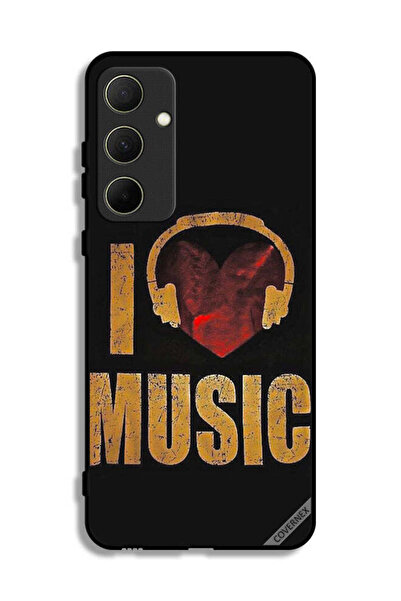 Covernex غطاء حماية لهاتف سامسونج جالاكسي A35 5G - أنا أحب الموسيقى