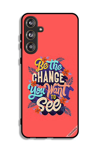 Covernex غطاء حماية لهاتف Samsung Galaxy M55 5G كن التغيير الذي تريد رؤيته