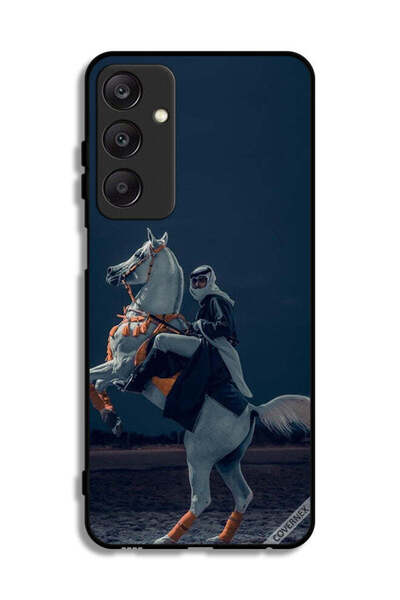 Covernex غطاء حماية لهاتف سامسونج جالاكسي A25 5G، شاب على حصان
