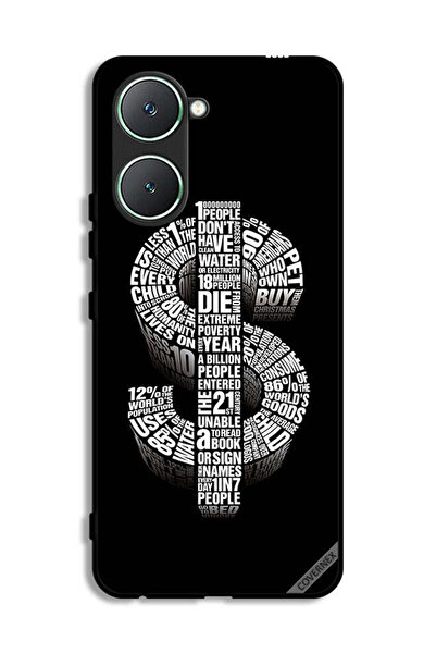 Covernex غطاء حماية لهاتف Vivo Y03 4G بنقشة دولار الخط