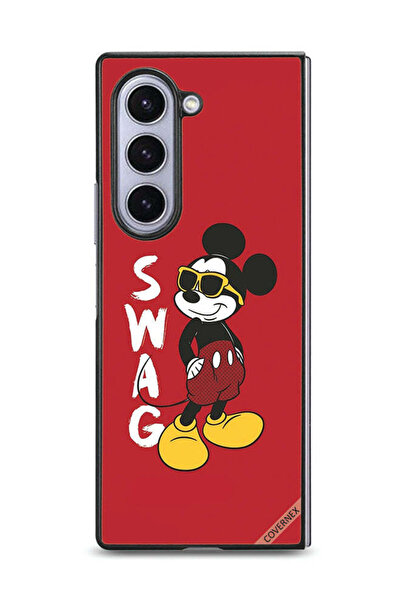 Covernex غطاء حماية لهاتف سامسونج جالاكسي زد فولد 6 بتصميم ميكي ماوس من Swag