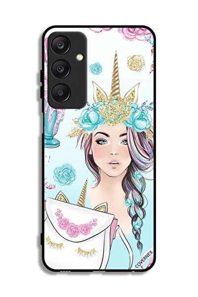 Covernex غطاء حماية لهاتف سامسونج جالاكسي A25 5G مزين برسومات رموش على الحقيب...