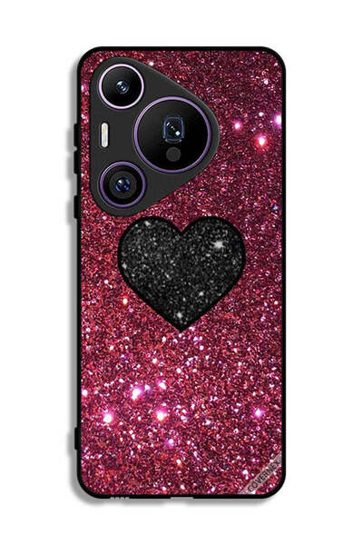 Covernex غطاء حماية لهاتف هواوي بيورا 70 برو بتصميم قلب لامع