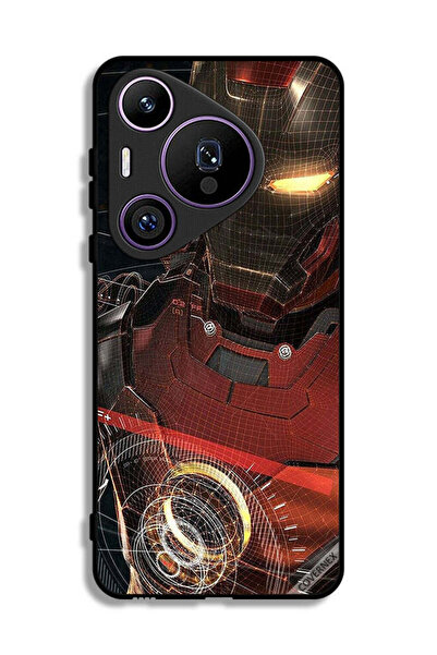 Covernex غطاء حماية لهاتف هواوي بيورا 70 برو بتصميم مستوحى من الرجل الحديدي