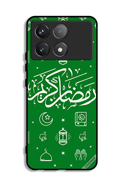 Covernex Xiaomi Poco F6 Pro Protective Case Cover Ramadan Kareem Green