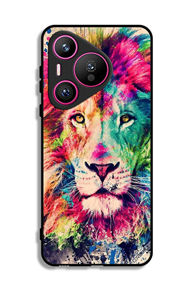 Covernex غطاء حماية لهاتف هواوي بيورا 70 بطبعة أسد