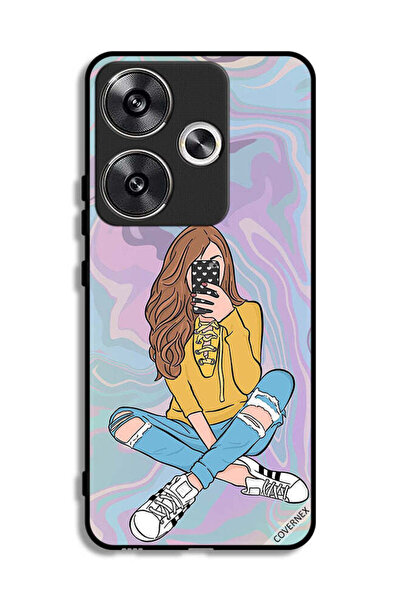 Covernex غطاء حماية لهاتف Xiaomi Redmi Turbo 3 5G مع صورة فتاة