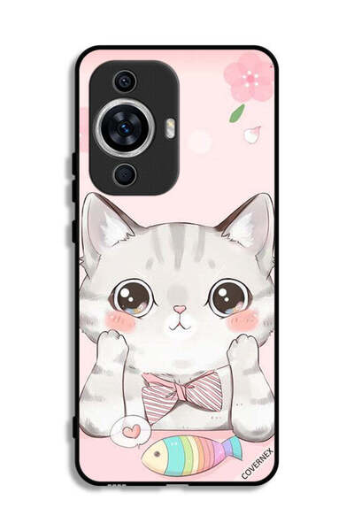 Covernex غطاء حماية لهاتف هواوي نوفا 11 - سمكة قطة