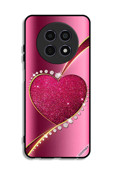 Covernex غطاء حماية لهاتف Realme 12x 5G بتصميم قلب لامع من الألماس