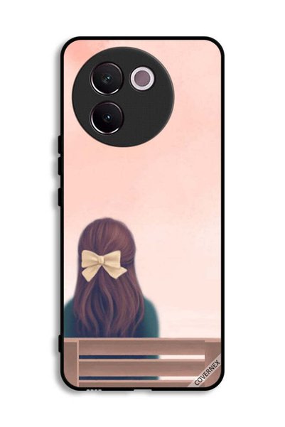 Covernex غطاء حماية لهاتف Vivo V30e 5G بتصميم فتاة لطيفة
