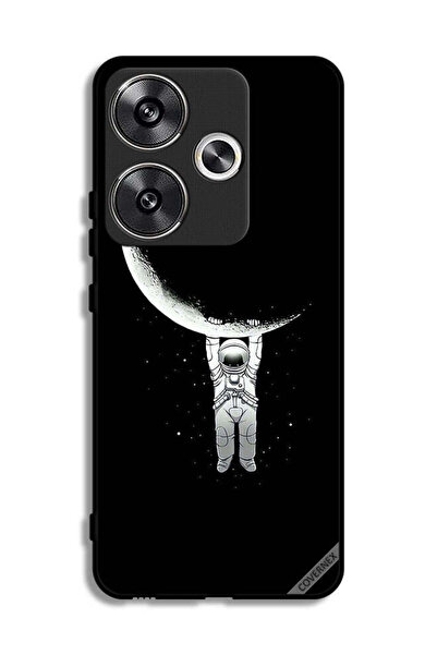 Covernex غطاء حماية لهاتف شاومي ريدمي توربو 3 5G، صورة رائد فضاء معلق على الق...