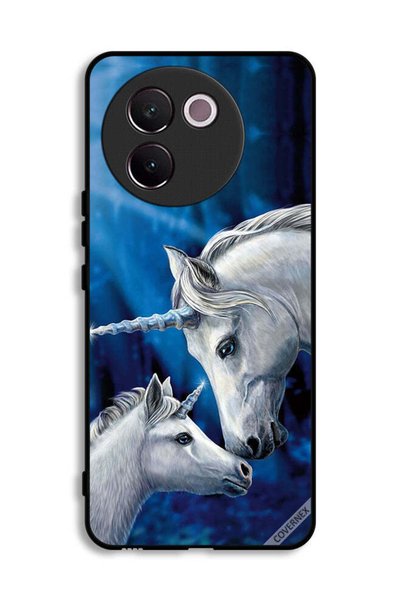 Covernex غطاء حماية لهاتف Vivo V30e 5G - محب وحيد القرن - طفل وحيد القرن