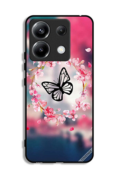 Covernex Xiaomi Poco X6 5G Protective Case Cover Butterfly In Flower Ring