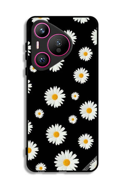 Covernex غطاء حماية لهاتف هواوي بيورا 70 بنقشة زهور الشمس الصغيرة