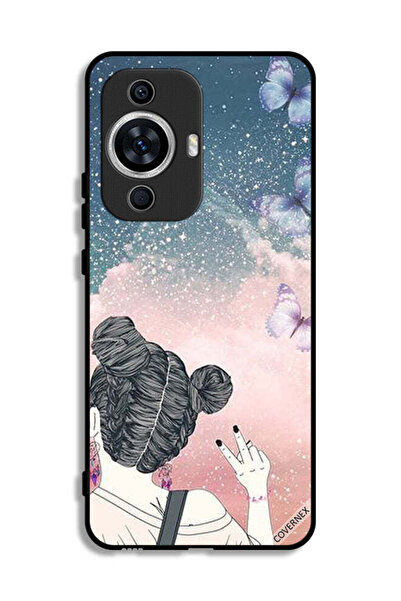 Covernex غطاء حماية لهاتف هواوي نوفا 12 لايت بتصميم علامة النصر