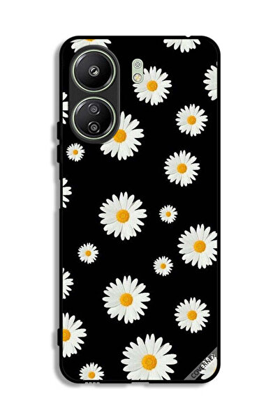 Covernex غطاء حماية لهاتف شاومي ريدمي 13 سي بنقشة زهور الشمس الصغيرة