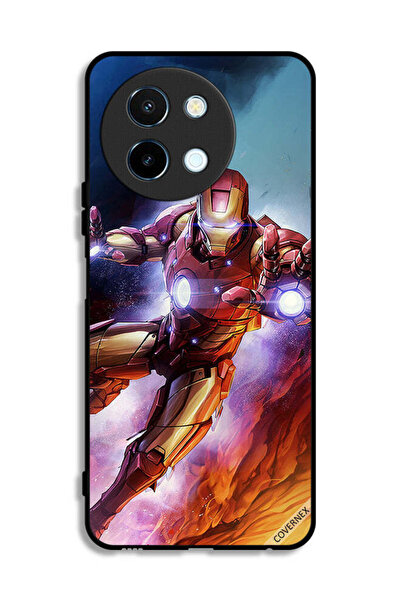 Covernex غطاء حماية لهاتف Vivo Y38 5G بتصميم الرجل الحديدي
