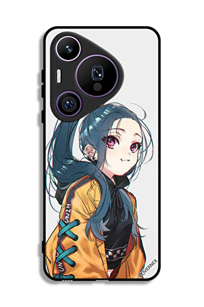 Covernex غطاء حماية لهاتف هواوي بيورا 70 برو بطبعة فتاة لطيفة تشعر بالبرد