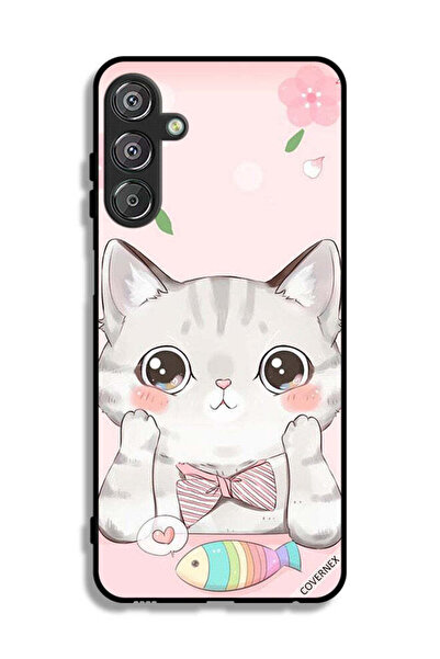 Covernex غطاء حماية لهاتف سامسونج جالاكسي F15 5G، سمكة القط