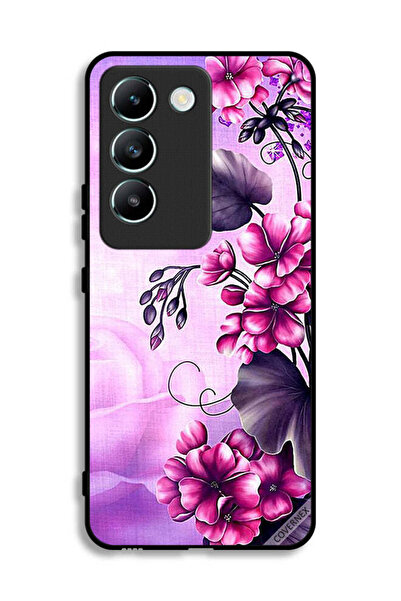 Covernex غطاء حماية لهاتف Vivo V30 Lite 4G بخلفية زهور رومانسية