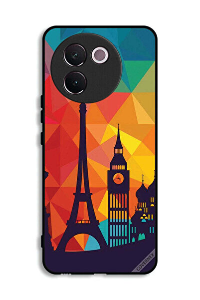 Covernex غطاء حماية لهاتف Vivo V30e 5G بنمط باريس الملون