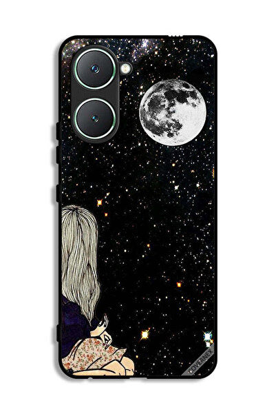 Covernex غطاء حماية لهاتف Vivo Y03 4G بتصميم "Look To Moon"