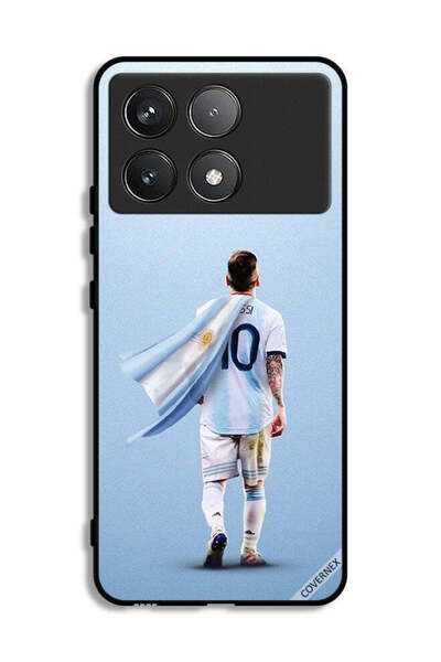 Covernex غطاء حماية لهاتف شاومي ريدمي K70 بطبعة سوبر مان ليو ميسي