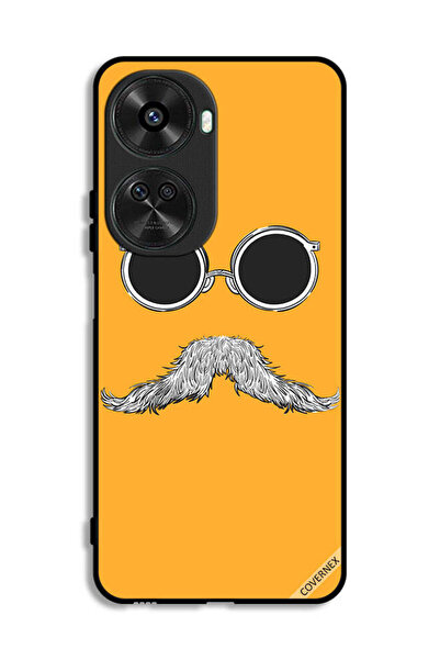 Covernex غطاء حماية لهاتف هواوي نوفا 12 SE بتصميم نظارات وشارب