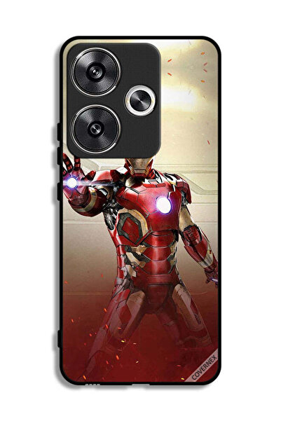 Covernex غطاء حماية لهاتف شاومي ريدمي توربو 3 5G، تصميم الرجل الحديدي