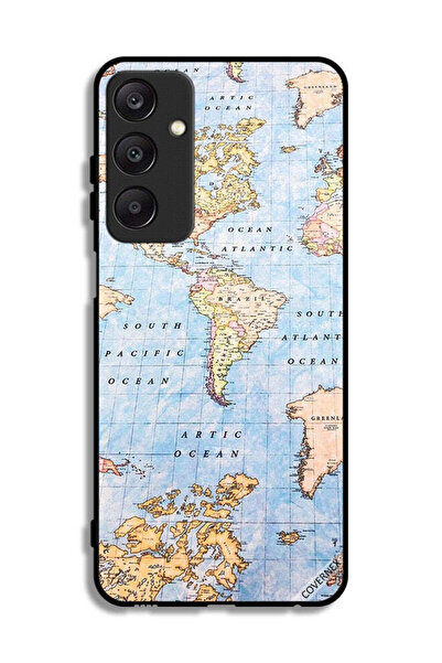 Covernex غطاء حماية لهاتف Samsung Galaxy A25 5G بتصميم خريطة العالم
