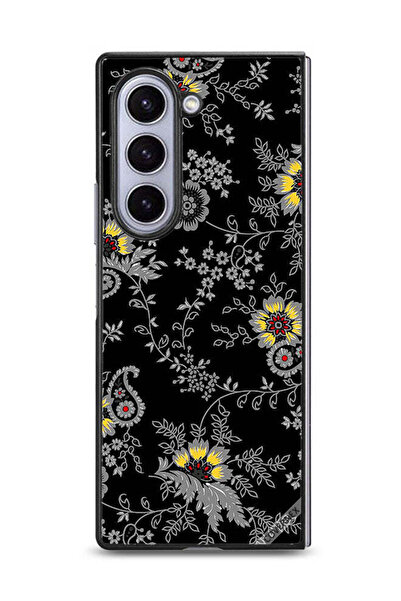 Covernex غطاء حماية لهاتف Samsung Galaxy Z Fold6 بخلفية زهور فنية