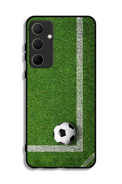 Covernex غطاء حماية لهاتف سامسونج جالاكسي A35 5G بتصميم كرة قدم في الزاوية