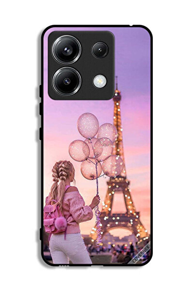 Covernex غطاء حماية لهاتف Xiaomi Poco X6 5G بطبعة فتاة تحمل بالونات