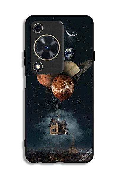 Covernex غطاء حماية لهاتف هواوي نوفا Y72 - بالونات الكواكب تأخذك إلى المنزل