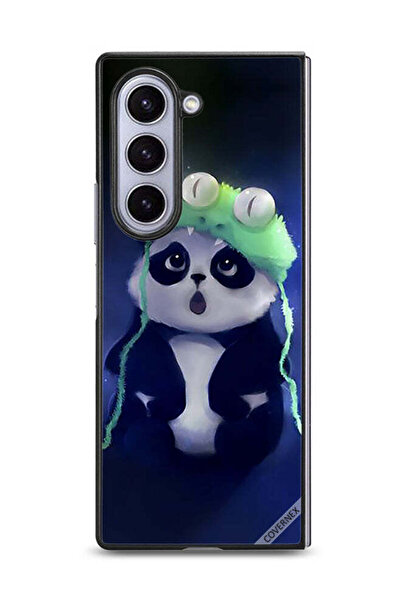 Covernex غطاء حماية بتصميم باندا على شكل قبعة من سامسونج جالكسي زد فولد 6