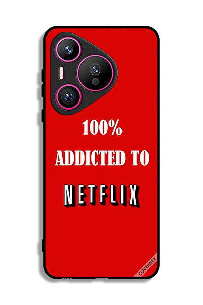 Covernex غطاء حماية لهاتف هواوي بيورا 70 - مُدمن على نتفليكس بنسبة 100%