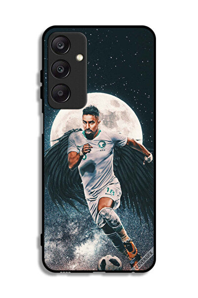 Covernex غطاء حماية لهاتف سامسونج جالكسي A25 5G، سالم الدوسري يحمل كرة قدم