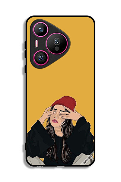 Covernex غطاء حماية هواوي بيورا 70 برسومات فتاة حزينة
