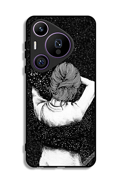 Covernex غطاء حماية لهاتف هواوي بيورا 70 برو بتصميم فتاة الليل الخيالية