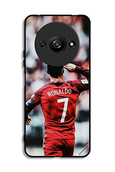 Covernex غطاء حماية لهاتف Xiaomi Redmi A3 4G بتصميم رونالدو تحية للجمهور