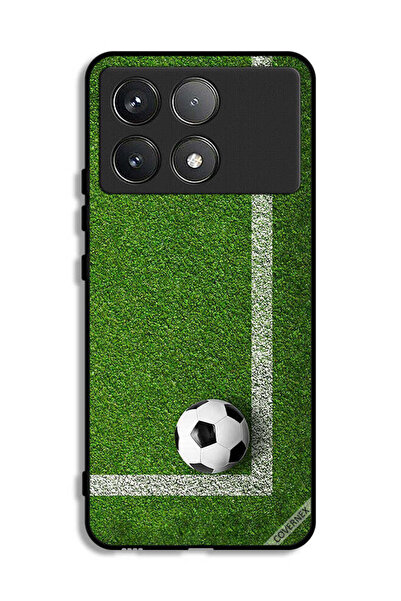 Covernex جراب حماية Xiaomi Poco F6 Pro بتصميم كرة قدم في الزاوية