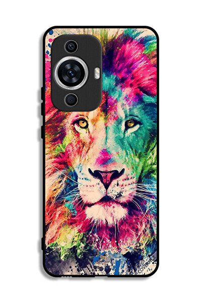 Covernex غطاء حماية لهاتف هواوي نوفا 12 لايت بتصميم رسمة الأسد