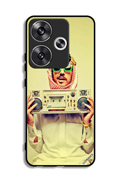Covernex غطاء حماية لهاتف Xiaomi Redmi Turbo 3 5G يحمل جهاز موسيقى عتيق