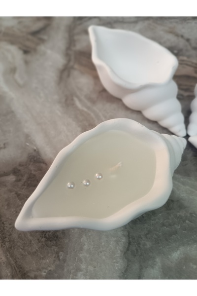 Handmade Dekoratif Hediyelik Deniz Kabuğu Mum