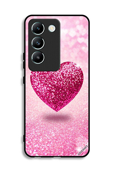 Covernex غطاء حماية لهاتف Vivo V30 Lite 4G بتصميم قلب لامع