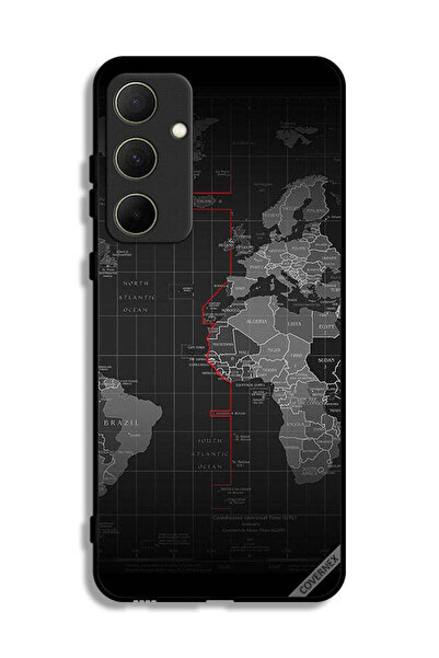 Covernex غطاء حماية لهاتف Samsung Galaxy A35 5G بتصميم خريطة العالم