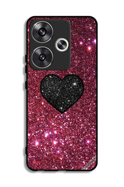Covernex غطاء حماية لهاتف Xiaomi Poco F6 5G بتصميم قلب لامع
