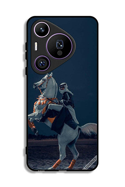 Covernex غطاء حماية لهاتف هواوي بيورا 70 برو - شاب على حصان